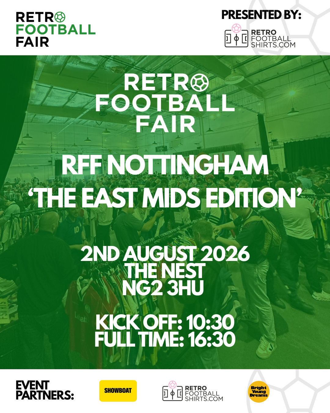 RETRO FOOTBALL FAIR NOTTINGHAM ENTRY